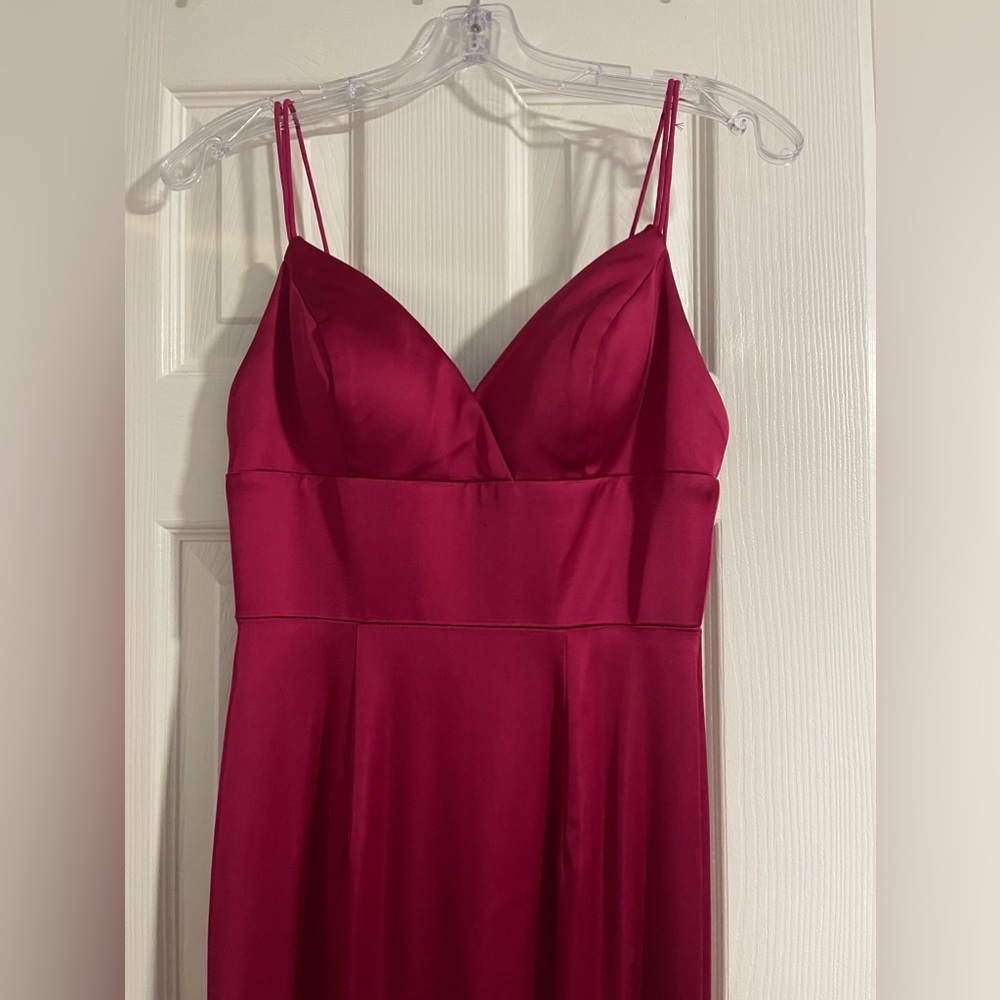Sherri Hill #53388 Prom Dress. Size 00. Maroon/Berry color